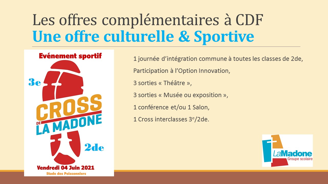 Lycée Charles De Foucauld Groupe Scolaire La Madone Portes Ouvertes Virtuelles du Lycée Charles de Foucauld